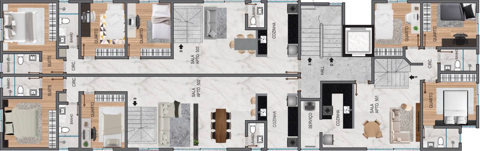 Apartamento, 3 quartos - Foto 5